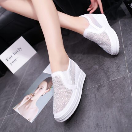 Wedge Shoes Breathable Inner Extra Slip-on Shoes