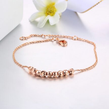 Women's Solid Color Korean-style Simple Bead Bracelet