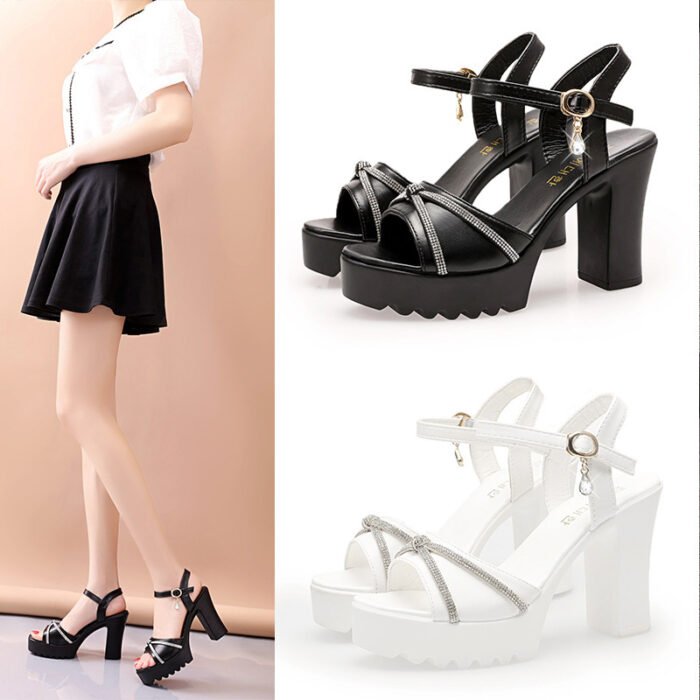 Summer New Women's High Heel Sandals